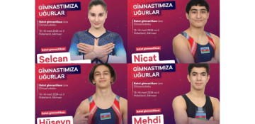 Azerbaijani gymnasts to compete in World Cup Alkmaar
