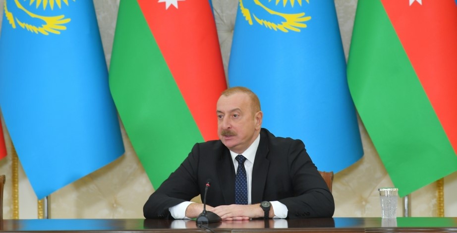 Azerbaijani President: The Trans-Caspian transport route is now unlocking its full potential