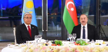 Official reception was held in honor of President of Kazakhstan