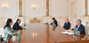 President Ilham Aliyev received Special Representative of Chinese Government on European Affairs