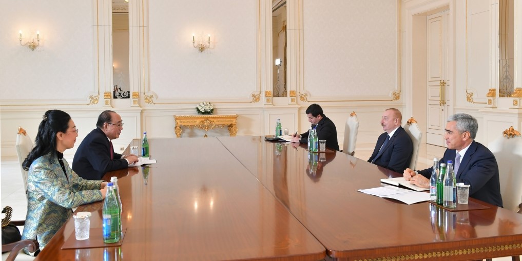 President Ilham Aliyev received Special Representative of Chinese Government on European Affairs