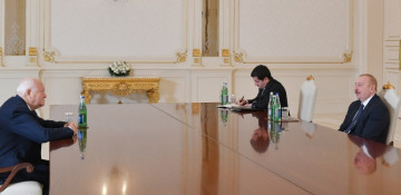 Azerbaijani President receives High Representative for UN Alliance of Civilizations