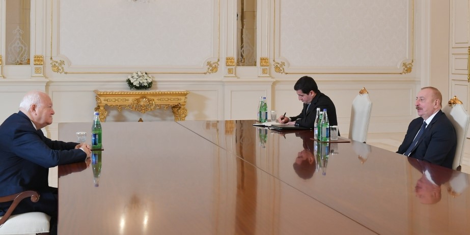 Azerbaijani President receives High Representative for UN Alliance of Civilizations