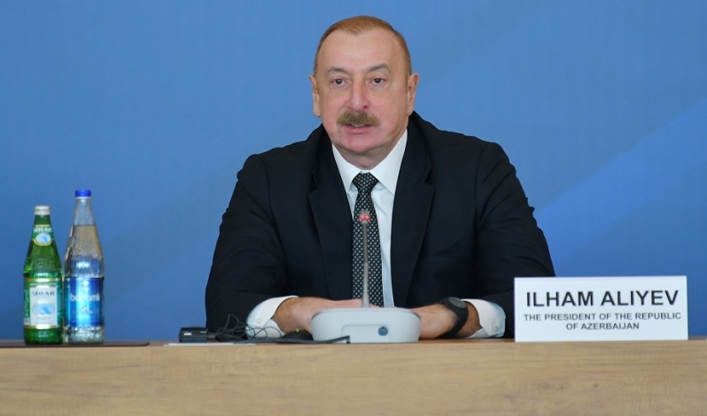 President: Main geopolitical change, which happened in region, is the full restoration of sovereignty of Azerbaijan since we met last time