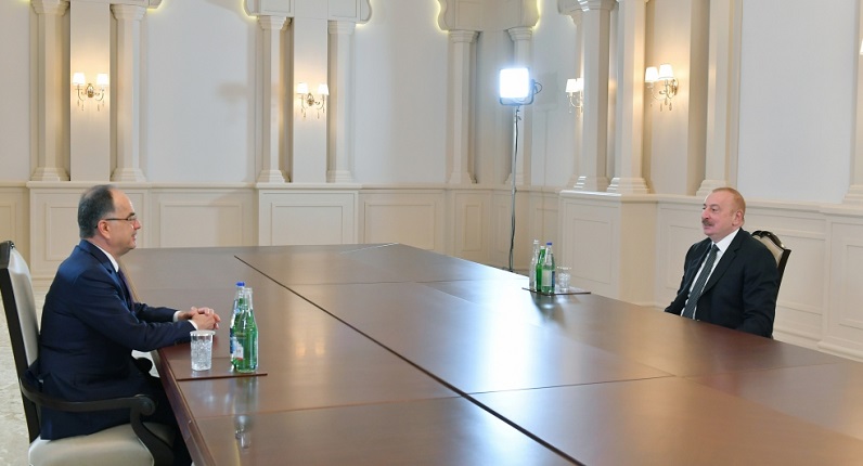 Azerbaijan’s president meets with Albanian counterpart