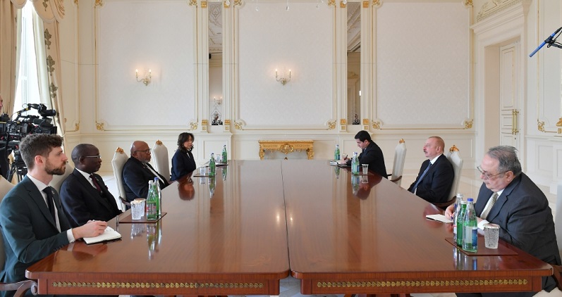 President Ilham Aliyev receives President of 78th Session of UN General Assembly Dennis Francis
