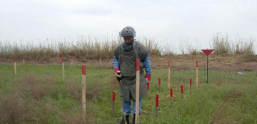Azerbaijan continues demining operations in its liberated territories