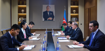 Azerbaijani FM receives outgoing Chinese ambassador