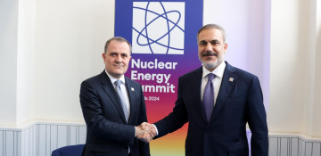 Azerbaijani, Turkish foreign ministers meet in Brussels