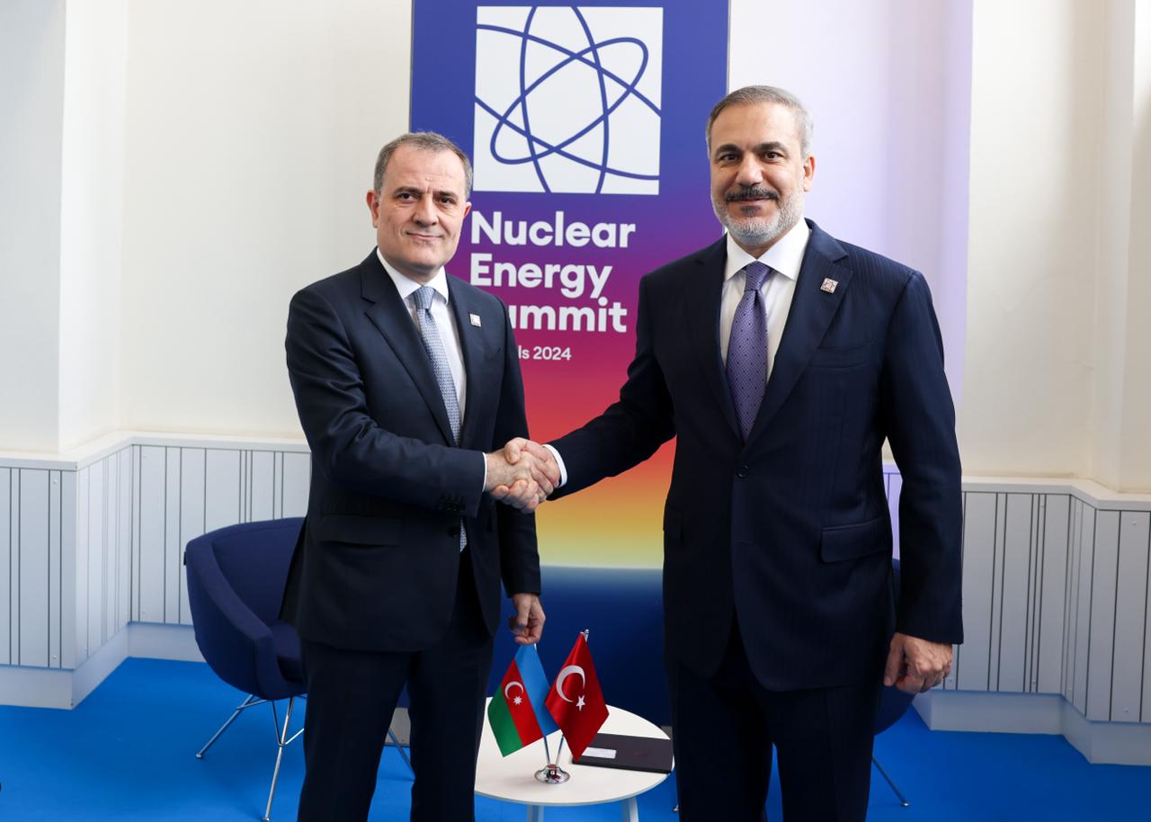 Azerbaijani, Turkish foreign ministers meet in Brussels