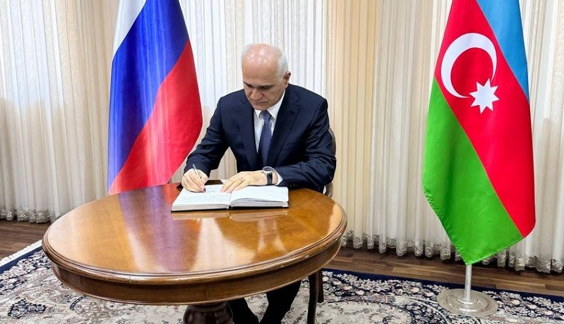 Azerbaijan’s deputy premier visits Russian embassy to offer condolences over Moscow terror attack