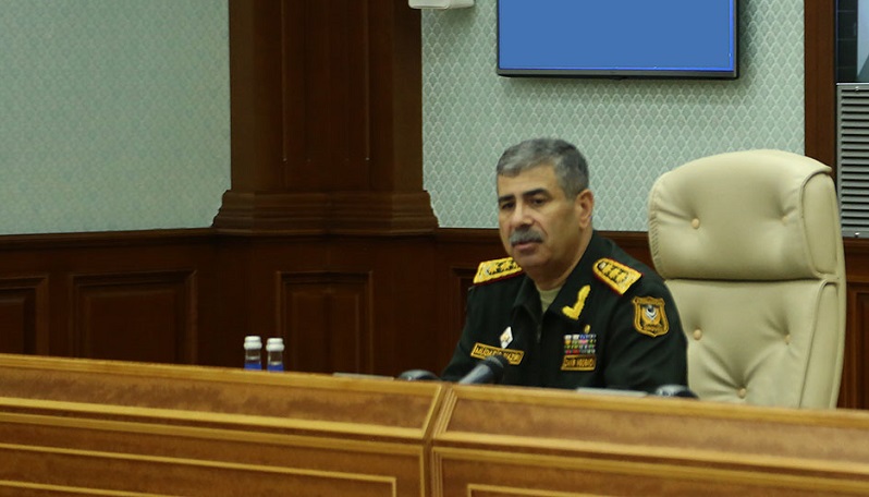 Azerbaijan’s defense minister stresses importance of increasing intensity of exercises and practical classes in military units