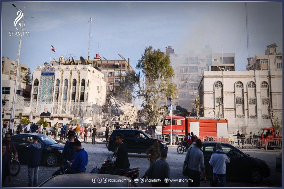 As result of Israeli strike, Iranian consulate in Damascus destroyed, commander of SEPAH killed