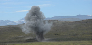 Azerbaijani Mine Action employee smitten by landmine in Aghdam