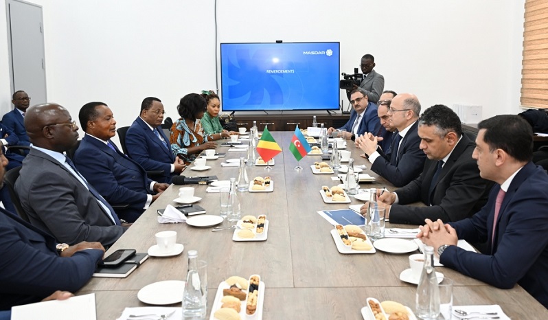 Congolese president visits Garadagh Solar PV Plant