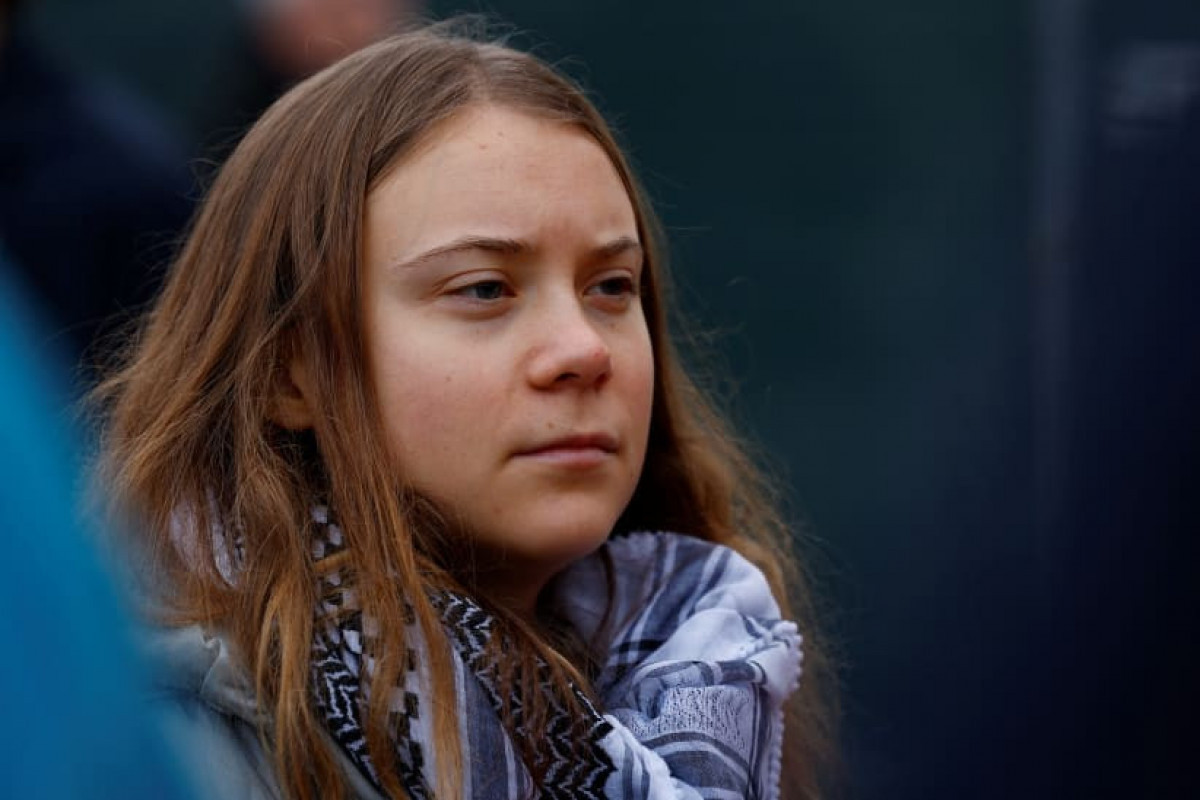 Climate activist Greta Thunberg detained at demonstration in The Hague |  News.az
