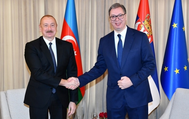 Presidents of Azerbaijan and Serbia hold phone talks