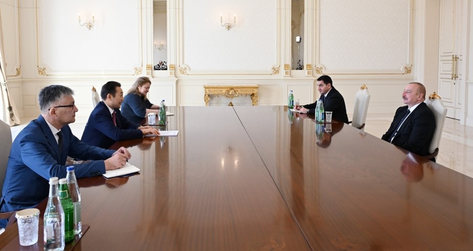 President Ilham Aliyev receives Secretary General of Conference on Interaction and Confidence Building in Asia
