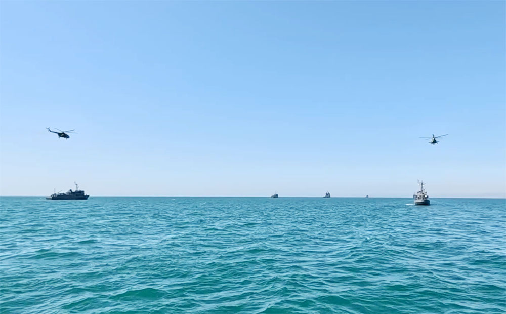 Azerbaijan Air Force and Naval Forces conduct joint tactical exercise - VIDEO