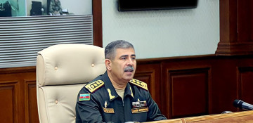 Azerbaijani minister tasks to provide proper technical support to peacekeepers leaving Karabakh