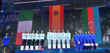 Azerbaijan win group all-around bronze at Rhythmic Gymnastics World Cup in Baku
