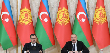 Presidents of Azerbaijan and Kyrgyzstan make press statements - UPDATED 