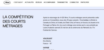 Azerbaijani film selected for Cannes Short Film Festival