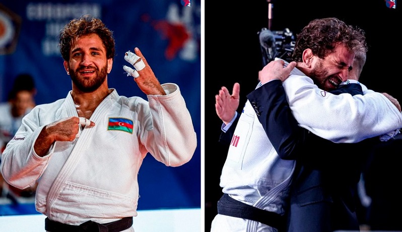 Azerbaijani judoka Hidayat Heydarov becomes four-time European champion