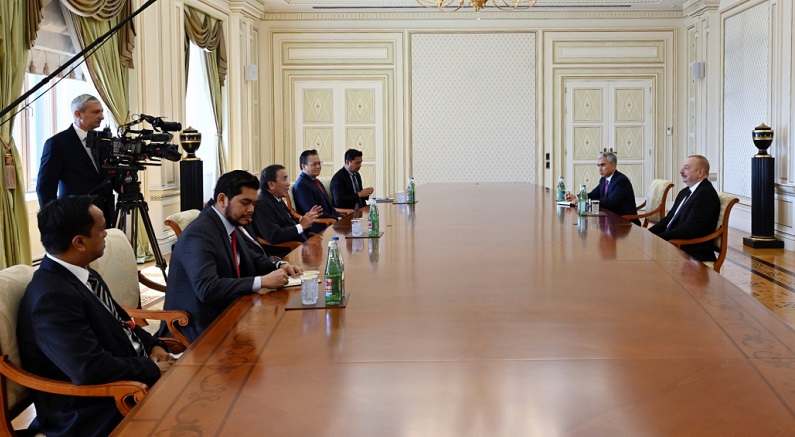 Azerbaijan’s president receives president of Senate of Malaysian Parliament