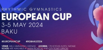 Seven female gymnasts to represent Azerbaijan at Rhythmic Gymnastics European Cup in Baku