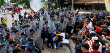 In Photos: Protests across the world on May Day